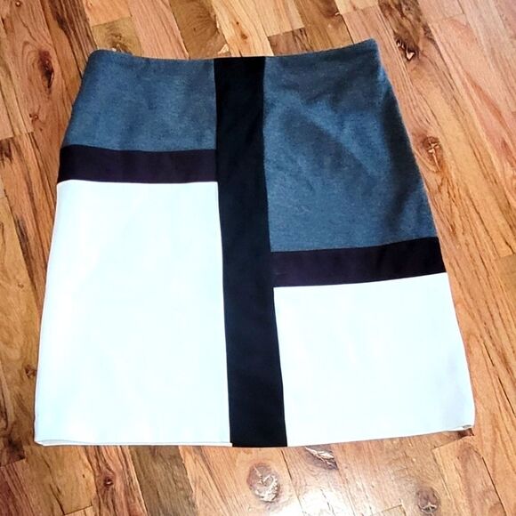 Adrienne Vittadini Colorblock Pencil Skirt 8 - Picture 1 of 6